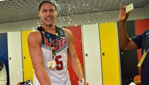 Klay Thompson (Golden State Warriors), 14 Länderspiele, Weltmeister 2014