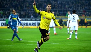 Platz 16: Henrik Mkhitaryan, Borussia Dortmund, Vertrag bis 2017, Transfersumme 33,6 Mio. Euro. Das CIES geht davon aus, dass ein Transfer des Armeniers sehr teuer würde, auch wenn sein Vertrag nur noch ein Jahr läuft