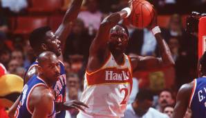 PLATZ 17: Moses Malone (Hall of Fame) – 1.329 Spiele für die Braves, Rockets, 76ers, Bullets, Hawks, Bucks und Spurs.