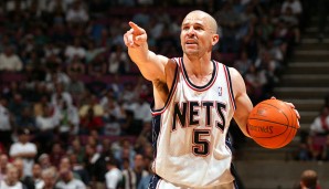 Platz 8: Jason Kidd kam ohne jegliche Dreier-Skills in die Liga und erarbeitete sich einen der tödlichsten Würfe der Historie. Kidd netzte in seiner Karriere insgesamt 1.988 Mal ein