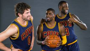 Mit Kevin Love und Kyrie Irving bildete James fortan die Big Three in Cleveland. Love wurde vor der Saison 2014/15 für Andrew Wiggins nach Ohio getradet