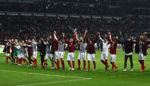 ÜBERRASCHUNG DER HINRUNDE: Eintracht Frankfurt. Von der Relegation in den Europacup? Für die Eintracht möglich! Die Hessen überwintern im oberen Drittel der Tabelle