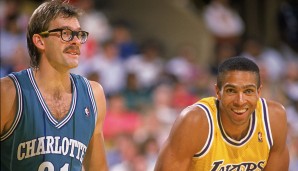 Mychal Thompson: Sein Vater machte ihm dieses Kunststück gleich zweimal vor. Er holte den Titel 1987 und 1988 mit den Los Angeles Lakers