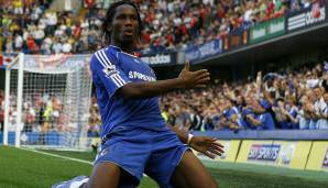 2006: Didier Drogba (FC Chelsea): Nach seinem Wechsel aus Marseille trug Drogba maßgeblichen Anteil an den Meisterschaften der Blues 2005 und 2006.