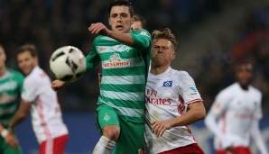 Platz 15: u. a. Zlatko Junuzovic (Werder Bremen), 11,2 km/90 Min.