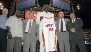 Und dann wurde Miami aktiv – in einem Mega-Trade wurde Shaquille O'Neal an den Südstrand geholt. Der große Aristoteles gab Wade mit "Flash" auch prompt einen Spitznamen