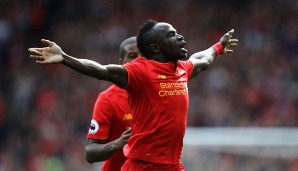 Platz 4: Sadio Mane (FC Liverpool), Großchancen: 11, Quote: 72,73 Prozent - Tore insgesamt: 12