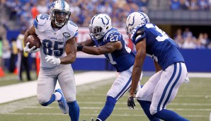 Eric Ebron, Detroit Lions (vs. Titans): Ebron spielte in Week 1 60 der 66 Offensive-Snaps und deutete gegen die Colts an, wozu er in dieser Offense in der Lage sein kann. Tennessees Defense könnte mit der schnellen Lions-Offensive ihre liebe Mühe haben