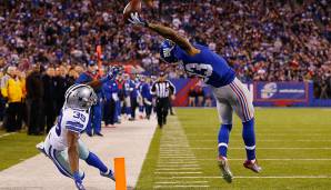 Madden 2016: Und der nächste Receiver der dem Fluch standhält! Odell Beckham spielte eine herausragende Saison und legte bei 1.450 Receiving-Yards 13 Touchdowns auf.