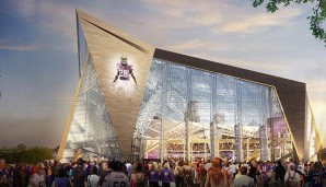 Das Vikinger-Thema kommt in der für etwas über eine Millarde Dollar gebauten Arena überall sehr gut zum Vorschein