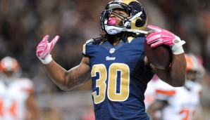 Platz 24: Todd Gurley - Los Angeles hat wieder ein Team. Klar, dass da Jerseys gekauft werden müssen! Running Back Gurley schafft es sogar vor Teamkollege Aaron Donald