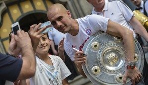 Die Fans nutzten die letzte Gelegenheit Fotos mit dem Katalanen zu machen