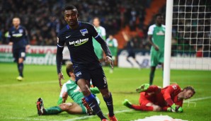 Platz 6: Salomon Kalou von Hertha BSC (14 Tore)