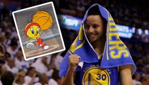 Süüüüß! Steph Curry ist die Reinkarnation von Tweety - kein Zweifel.