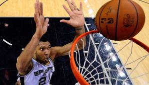 Platz 6: TIM DUNCAN - 5.172 Punkte in 251 Spielen - San Antonio Spurs