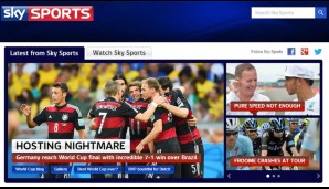 Das manchmal auch zwei Worte statt zwei Zeilen reichen, beweist "Sky Sports"