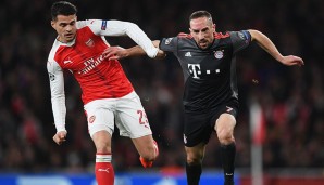 Granit Xhaka (24, FC Arsenal, Vertrag bis 2021): Sein ehemaliger Nationaltrainer Ottmar Hitzfeld kann sich Xhaka beim Rekordmeister vorstellen. Seine ständigen Undiszipliniertheiten muss er dafür allerdings abstellen