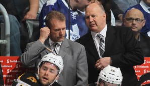 Geoff Ward (l.) wird neuer Trainer der Adler Mannheim