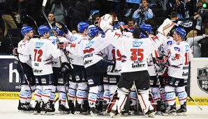 Die Adler Mannheim konnten gewannen das letzte Spiel gegen Hamburg