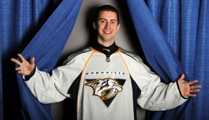 Taylor Aronson wurde 2010 von den Nashville Predators gedraftet