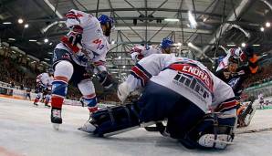 Die Adler Mannheim scheiterten im Achtelfinale der CHL an Brynäs IF aus Schweden