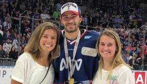 Tanja Eisenschmid mit Schwester Nicola und Meister-Bruder Markus.