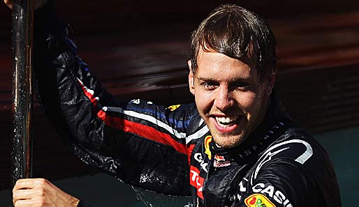 Sebastian Vettel könnte in Indien den WM-Pokal entgegennehmen