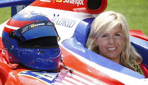 Maria de Villota trat in der Superleague Formula für Atletico Madrid an