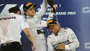 Nico Rosberg und Lewis Hamilton waren in Bahrain nicht zu schlagen