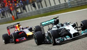 Sebastian Vettel konnte zuletzt nicht mit dem Mercedes von Nico Rosberg mithalten