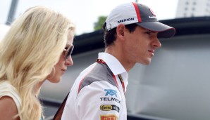 Adrian Sutil wurde in den letzten Jahren von seiner Freundin Jennifer Becks im Fahrerlager begleitet