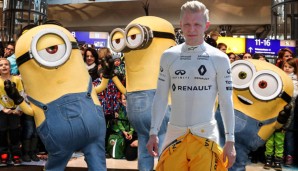 Banana! Kevin Magnussens Kleidung dürfte begeistert große und kleine Minions