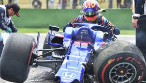 Platz 3: ALEXANDER ALBON. Im Abschlusstraining flog der Thailänder spektakulär ab. Ein blöder Fehler, der ihm die Teilnahme am Qualifying vermasselte, für einen Rookie aber nicht unnormal ist.