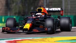 Max Verstappen wurde von einem Defekt am Freitag in Imola ausgebremst.