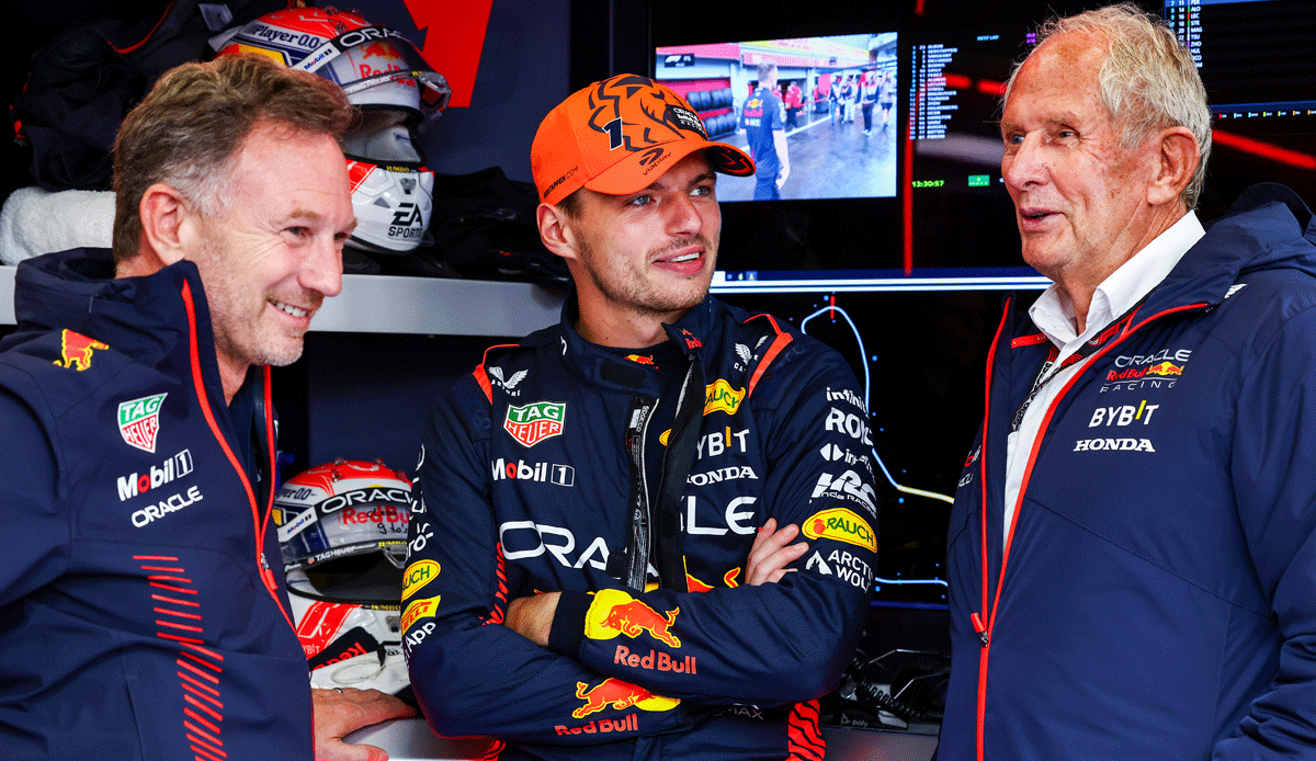 Christian Horner, Max Verstappen, Helmut Marko