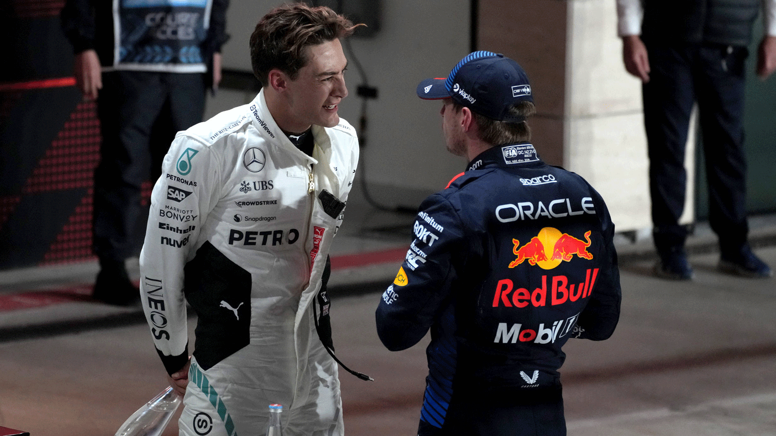 George Russell, Max Verstappen