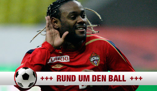 Vagner Love wechselte 2004 für rund sechs Millionen Euro aus Brasilien zu ZSKA Moskau