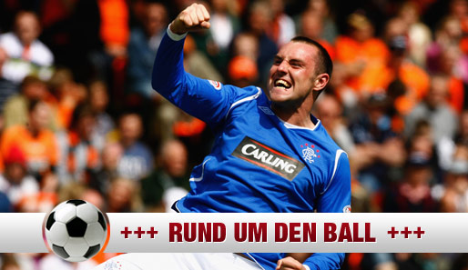 Ein bekanntes Bild: Kris Boyd jubelt nach einem seiner zahlreichen Treffer für die Rangers