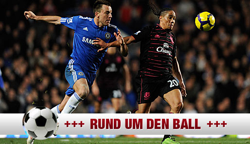 John Terry (l.) spielt seit 1998 beim FC Chelsea