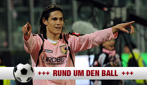 Edinson Cavani spielt seit 2007 beim US Palermo