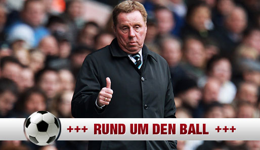 Harry Redknapp trainiert seit 2008 die Tottenham Hotspurs