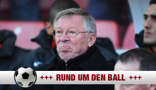 Sir Alex Ferguson spielt am Mittwoch mit Manchester United gegen Manchester City