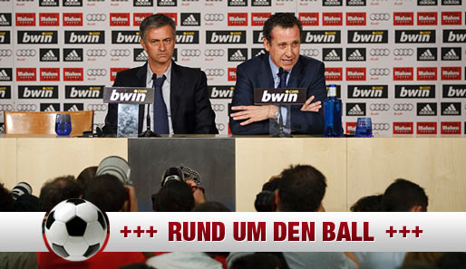 Madrid ist offenbar zu klein für diese beiden Männer: Jose Mourinho (l.) und Jorge Valdano