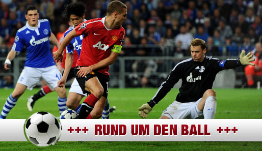 Bald im gleichen Team? Das Duell Nemanja Vidic (M.) gegen Manuel Neuer im CL-Halbfinale