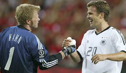 Früher Nationalmannschaft, heute Trainerschein: Oliver Kahn (l.) und Oliver Bierhoff