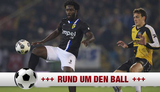 Vitesse-Stürmer Wilfried Bony (l.) steht wohl gleich bei mehreren Bundesligisten auf dem Zettel