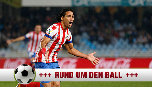 Radamel Falcao von Atletico Madrid ist weltweit einer der begehrtesten Spieler