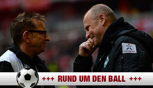 Folgt Thomas Schaaf (r.) bei Fortuna Düsseldorf auf Norbert Meier (l.) ?