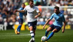 Platz 7: u.a. Tom Barkhuizen (Preston North End): 14 Punkte Steigerung, neue Stärke: 69