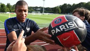 RF - Kylian Mbappe (von AS Monaco zu Paris Saint-Germain) - Leihe